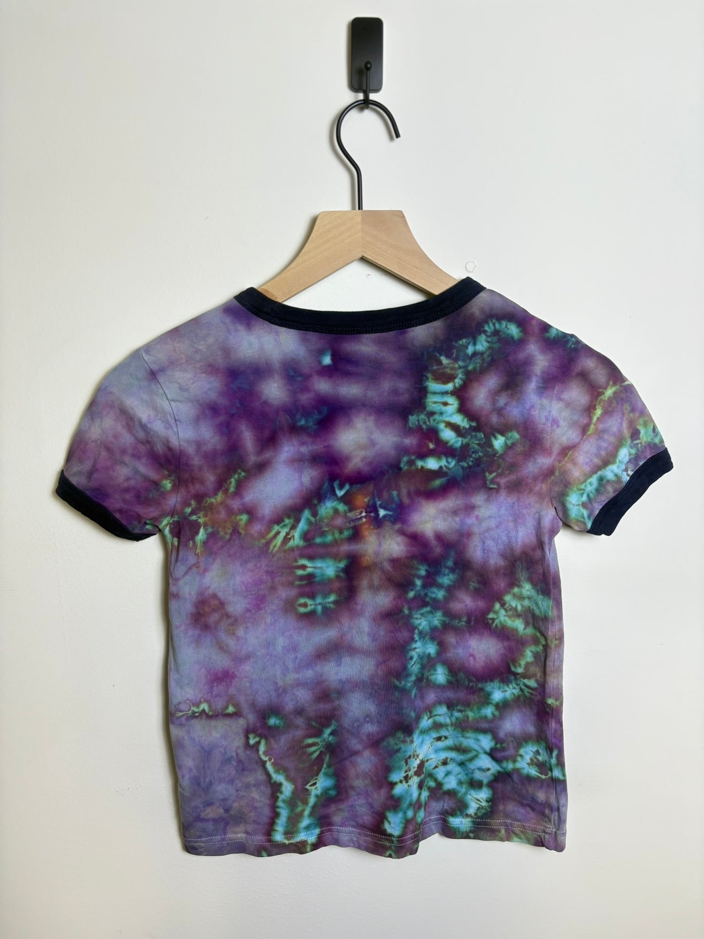 Upcycled Polo Ralph Lauren Kids Hand-Dyed Tie-Dye T-Shirt – Size 7