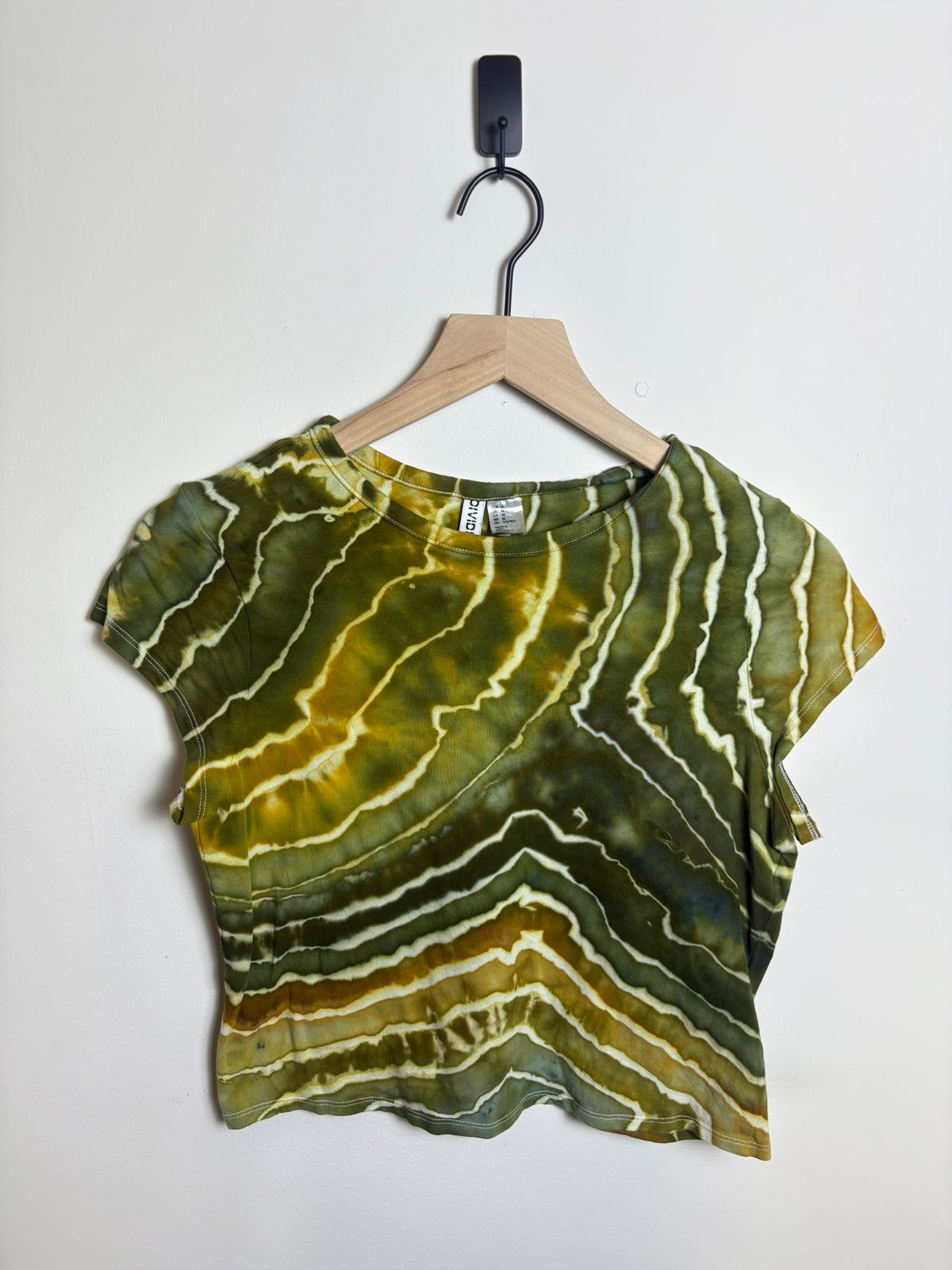 Upcycled Divided Women’s Medium Shirt – Earthy Geode Tie-Dye