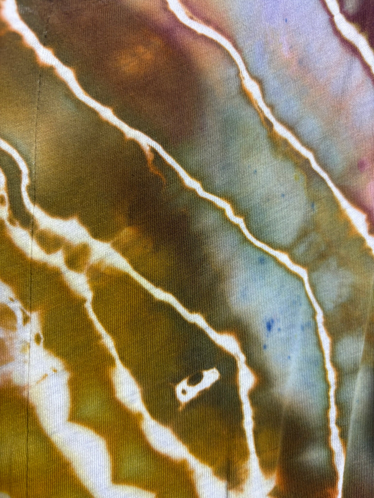 Upcycled Johnny Cash Women’s Medium Tank Top – Earthy Geode Tie-Dye