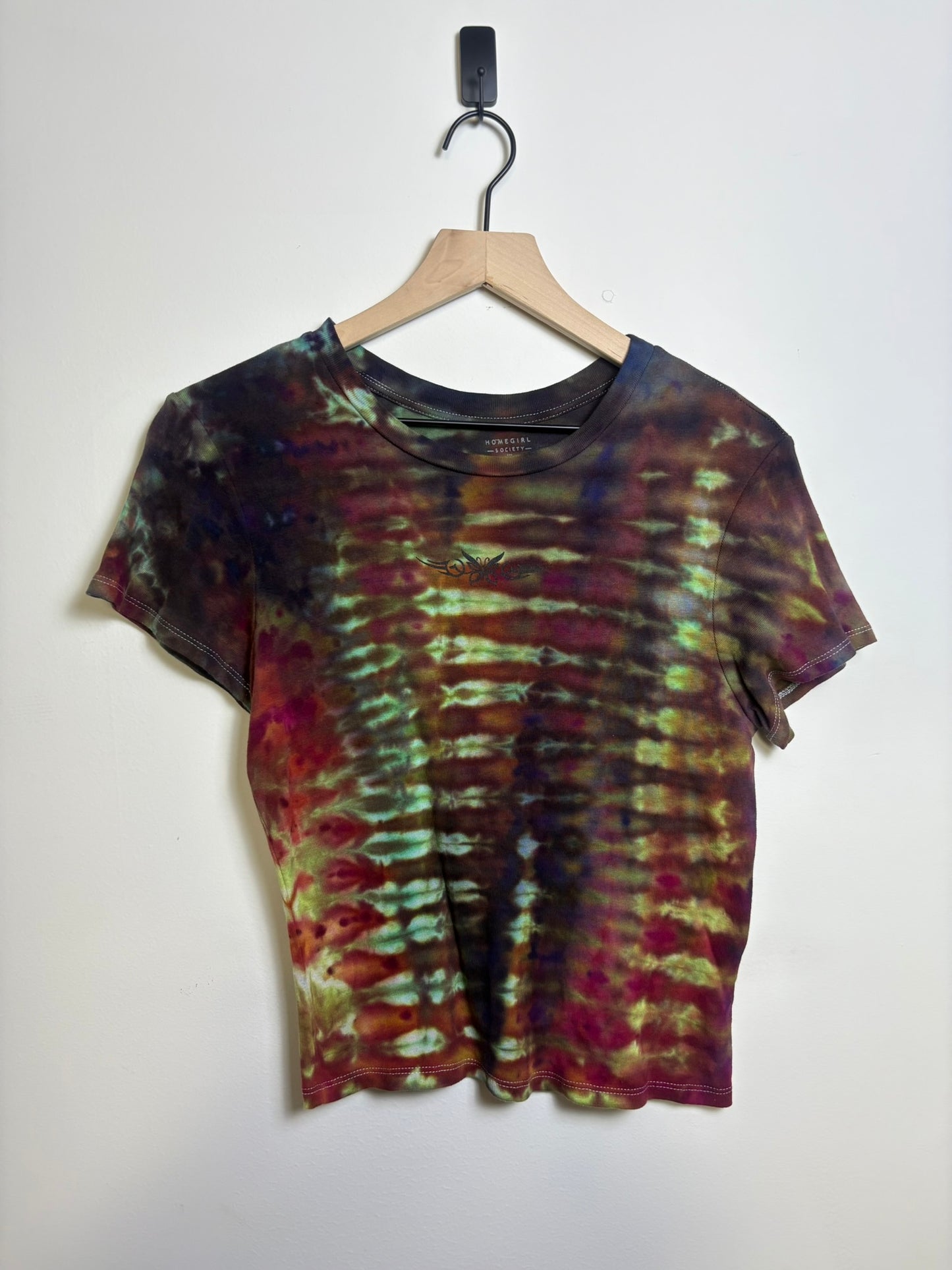 Upcycled Homegirl Society Women’s XL T-Shirt – Hand-Dyed